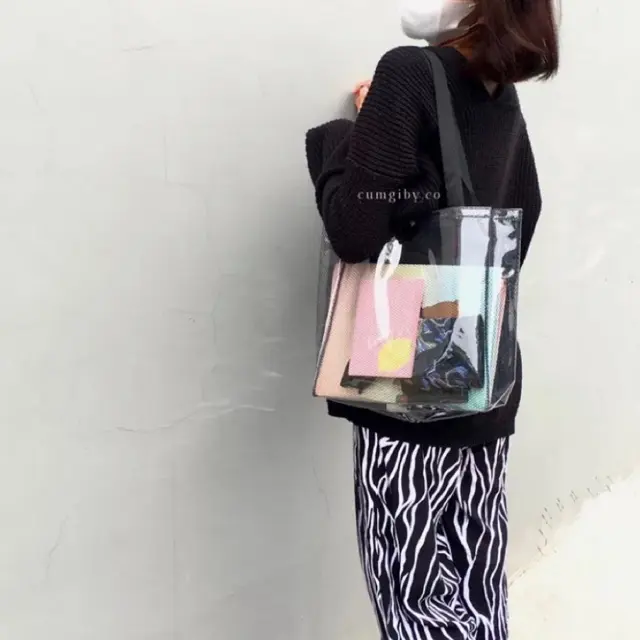 TOTEBAG PVC TRANPARANT PURING 2