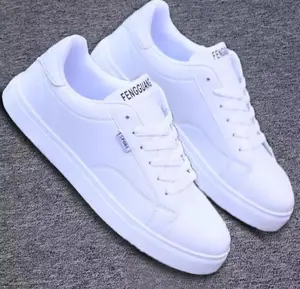 promo sepatu Putuh Sepatu Casual Pria & wanita kekinian  ukuran sepatu  39 sampay 43 Shoes Sneakers Putih Snekers  Kasual Hitam Black