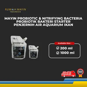 Mayin Probiotic & Nitrifying Bacteria Probiotik Bakteri Starter Penjernih Air Aquarium Ikan