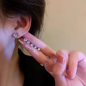 1 Pasang Anting Titanium Wanita Premium | Anti Karat & Luntur & Tahan Lama Dapat dipakai saat mandi