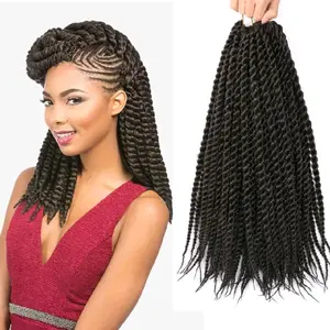 INDOBRAID Rambut Sambung Twist Rambut Sulam Rambut Anyam Hair Extension Braiding Hair Crochet Hair Rambut Sambung Papua Elegan