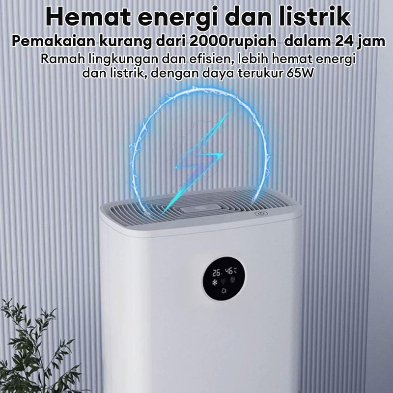 [COD] Tixx Dehumidifier kamar Tangki Air 2.5L Transparan 3 in 1 Serap Kelembaban Udara Atasi Lembab & Jamur Keringkan Pakaian Udara Segar Ion Negatif Aromaterapi Suara Senyap Auto Stop Alarm Low Watt Hemat Daya Praktis Mudah Dioperasikan