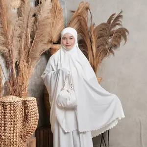 Mukena Dewasa Latifahluxe | luxury limited edition | Model LaserCut Pouch Mewah | Free Sejadah Bahan Adem Lembut All Size