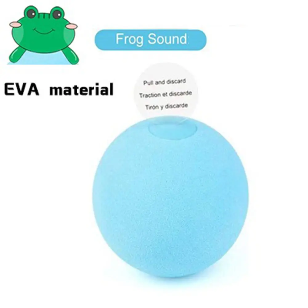 Mainan Kucing Bola Aroma Catnip Ball Frog Sound - PG-CT162