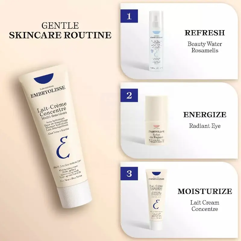 Embryolisse Lait-Creme Concentre 30ml/75ml Miracle Cream 6 IN 1 Pelembab Moisturizer Wajah Makeup Base Primer Foundation 6