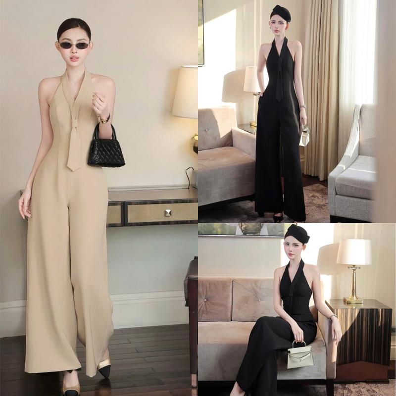  G08 Jum liền cavat dáng quần xuông dài - Set đồ nữ sang chảnh 