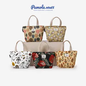 Pamolestuff Pouch Travelling Mini Totebag Bahan Kanvas - Poppin Series