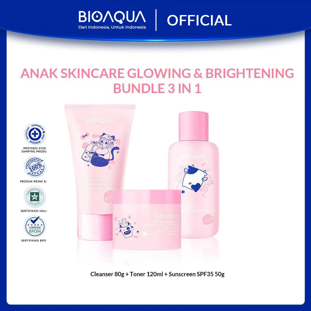 Milk Niacinamide Set 3pcs