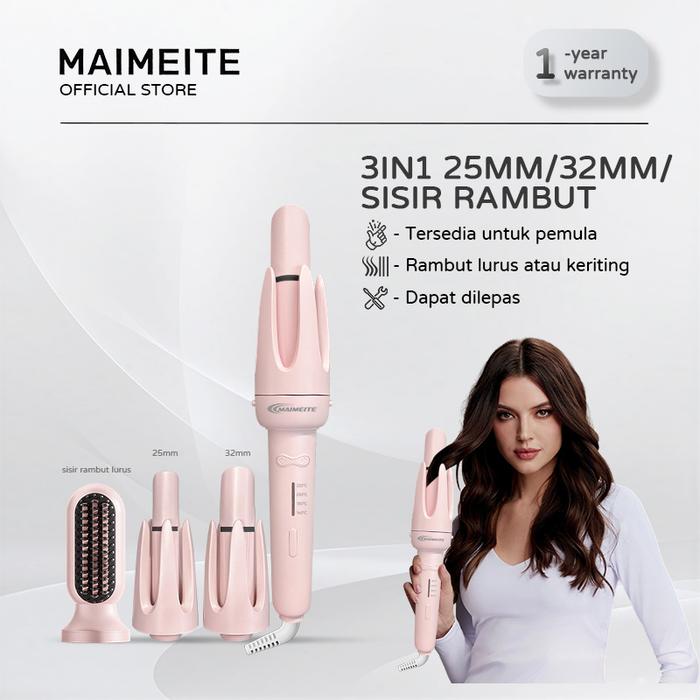 Gambar MAIMEITE 4 IN 1 Ceramic Catokan Curly Otomatis Hair Styler Multifungsi Hair Straightener Comb Catokan Keriting Penjepit Rambut Keramik yang Ditingkatkan dari MAIMEITE Store Kota Administrasi Jakarta Utara Tokopedia
