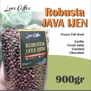 Luce Coffee Robusta Java Ijen Raung 900gr , Biji atau Bubuk