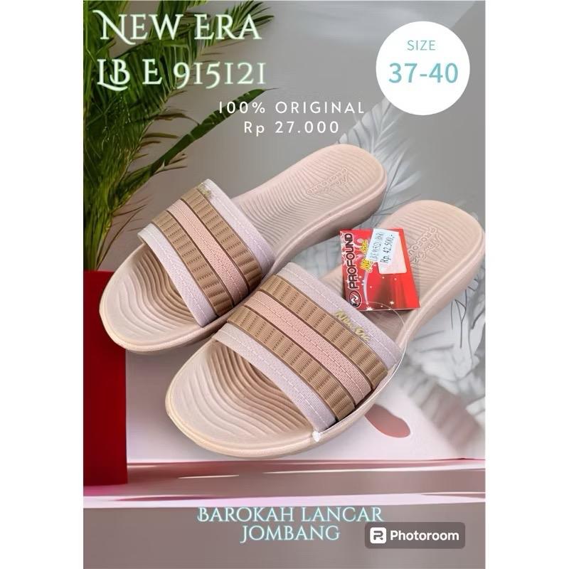 SANDAL SLOP KARET WANITA NEW ERA LB E 915121 SIZE 37-40 8