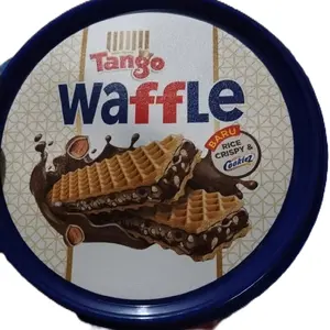 tango waffle Choco hazelnut camilan lebaran viral Snack Cemilan Makanan Cookies Manis Jajanan Wafer Biskuit Chocolate Cokelat Coklat Kaleng