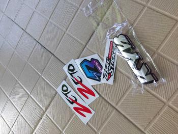 Product Review of emblem KYB timbul sepasang sudah memgunakan lem 3M, BONOS STICKER KYB from 🅸**™ ** 0