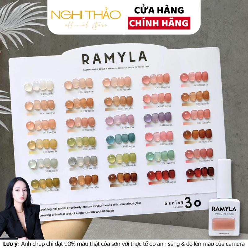 Set sơn gel thạch trong RAMYLA 30 màu
