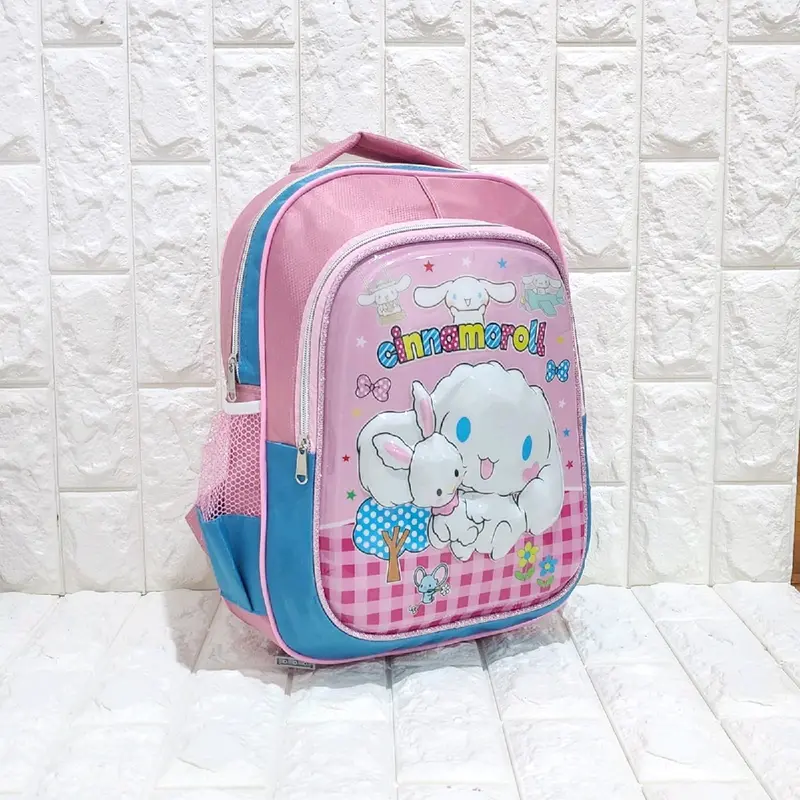 TAS RANSEL 3D TIMBUL LED TK SD MOTIF MELODI CINAMONROL 6