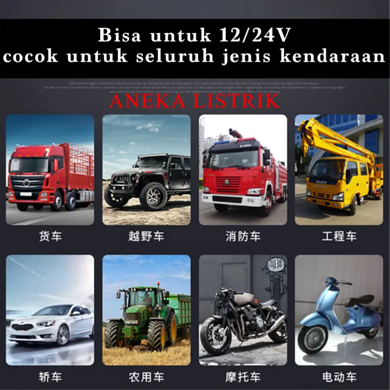 LAMPU LED BAR TEMBAK MOBIL MOTOR 12-80V MATA CREE SOROT KABUT LED BAR CREE Car Kendaraan 4