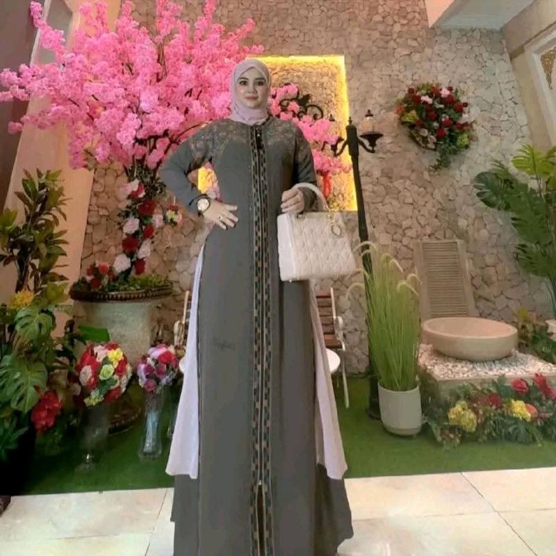 GRAZELIA SET HIJAB NAZWA  ABAYA BORDIR 3
