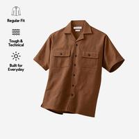 Gambar TENUE Kemeja Ripstop Camp Collar Lengan Pendek - Brown Cocoa - L dari Tenue de Attire Kota Administrasi Jakarta Selatan 1 Tokopedia