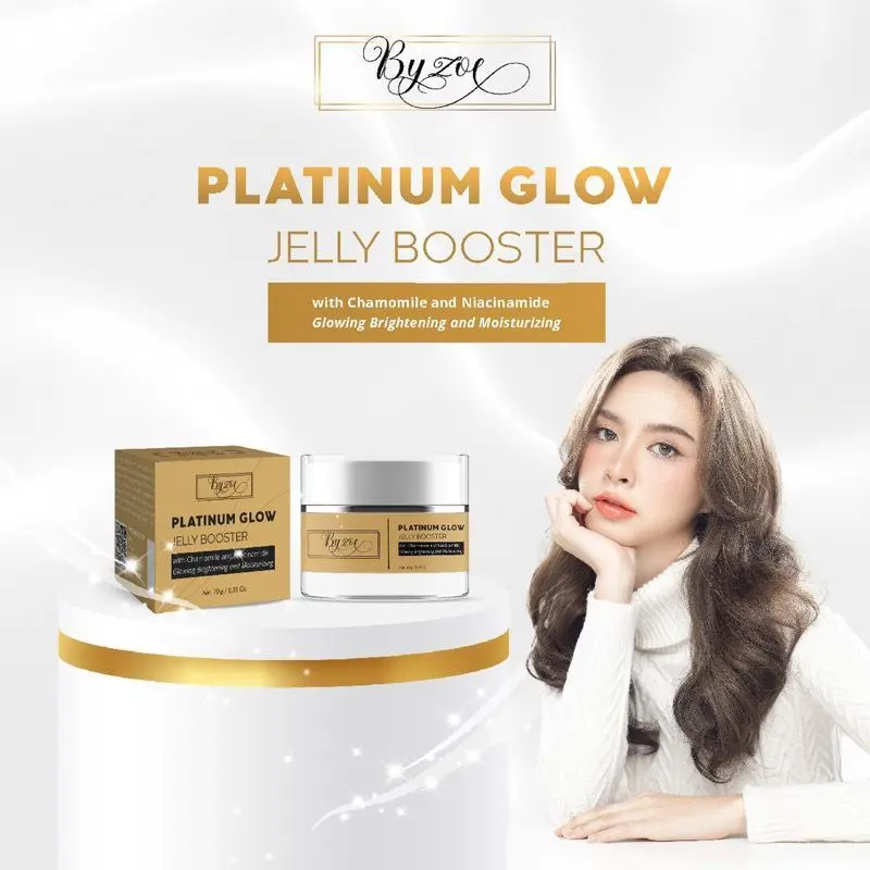 Byzoe Glowing Booster Platinum Glow Jelly Booster - Moisturizer Pelembab
