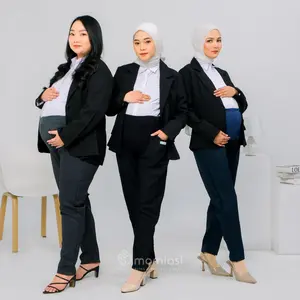 [BEST SELLER] MOMIASI - Celana Hamil Kerja Kantor Formal