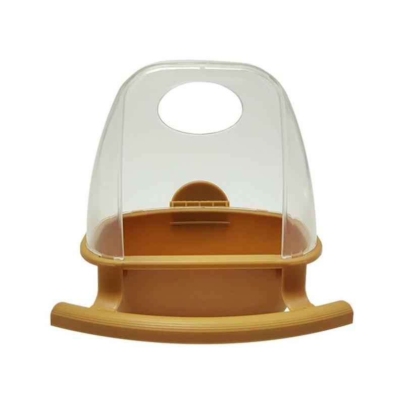 ROSY PETS Splash Proof PP Material Perching Fix on Cage Playing and Eating Bird Cage Decor Parrot Supplies Birds Watering Bowl Bird Food Container Bird Feeder 3