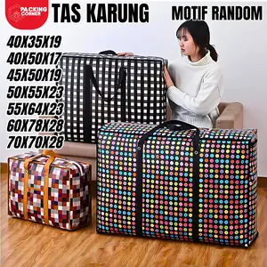 Tas Karung SUPER JUMBO Motif Random - Tas Belanja Laundry Bag