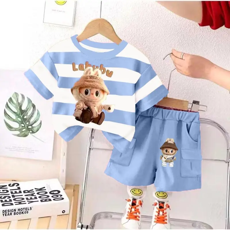 STELAN ANAK PEREMPUAN MOTIF LABUBU / VIRAL STELAN ANAK PEREMPUAN TERMURAH / TERLARIS Setelan 0
