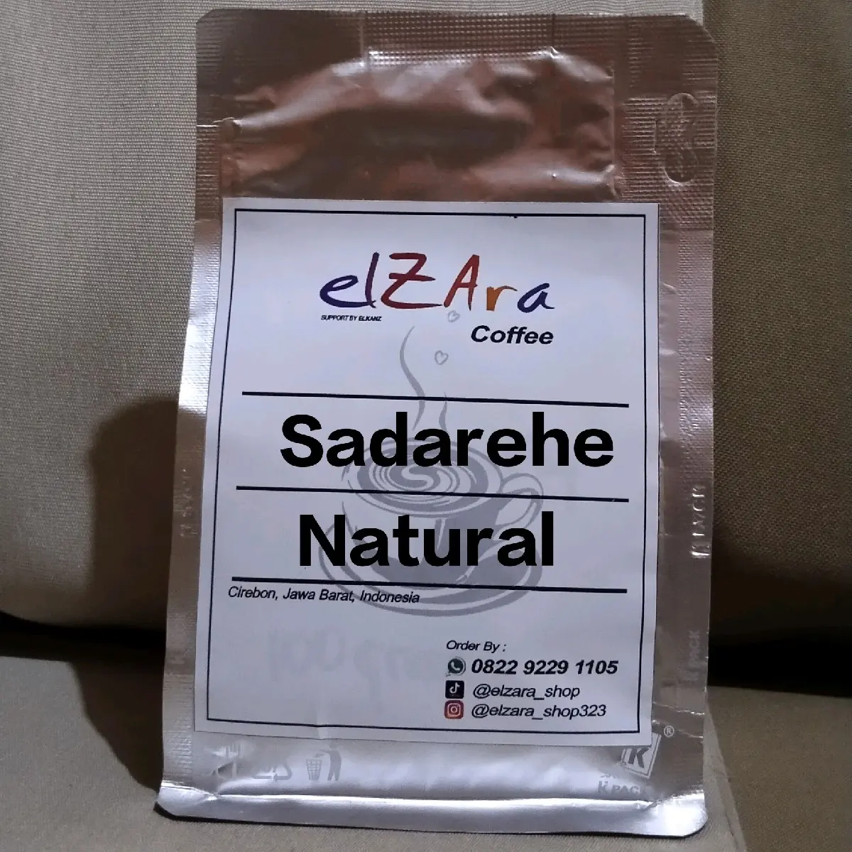 Biji Kopi 100% murni Arabika Sadarehe Natural