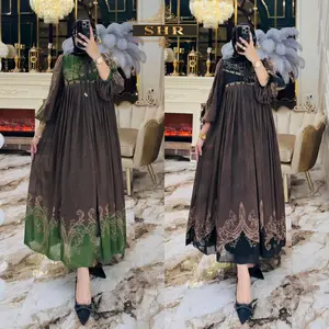 READY!! KODE MIDI DRESS PRINT BY SHR