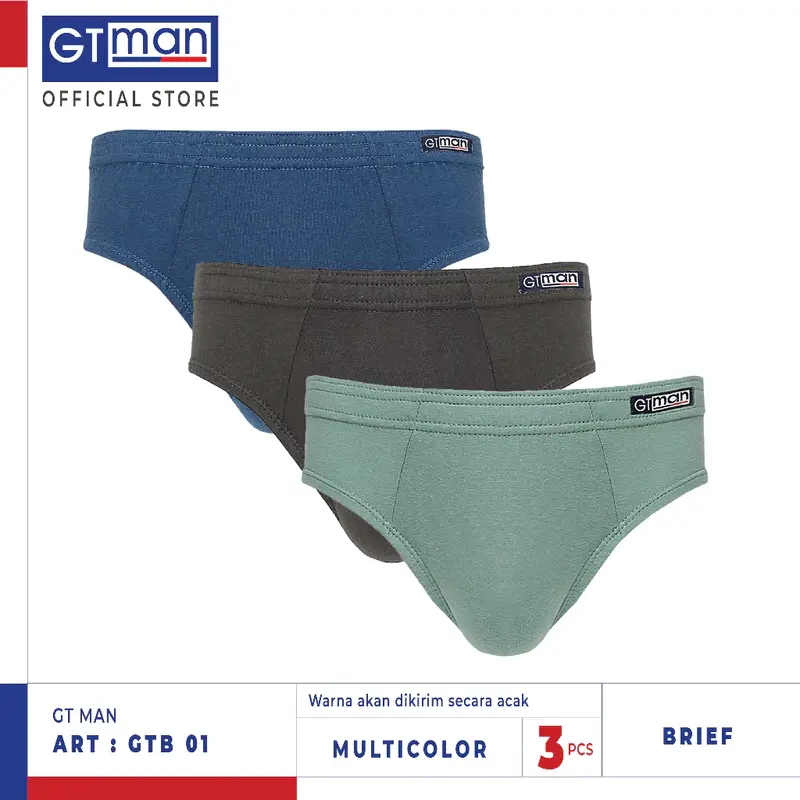 GT Man GTB01 - Celana Dalam Mini Brief Pria -  Isi 3 6