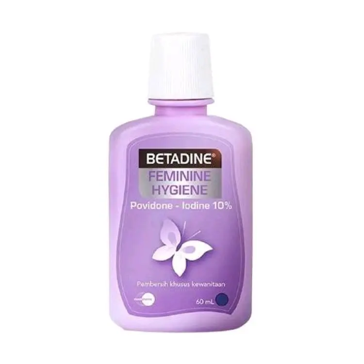 BETADINE FEMININE HYGIENE 60ML Cairan Perawatan Kewanitaan Gatal Keputihan