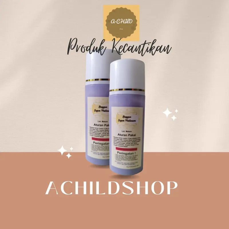 Paket Hb Anggur Super Platinum siang malam Ori underarm cream Lotion Perawatan Tubuh 1