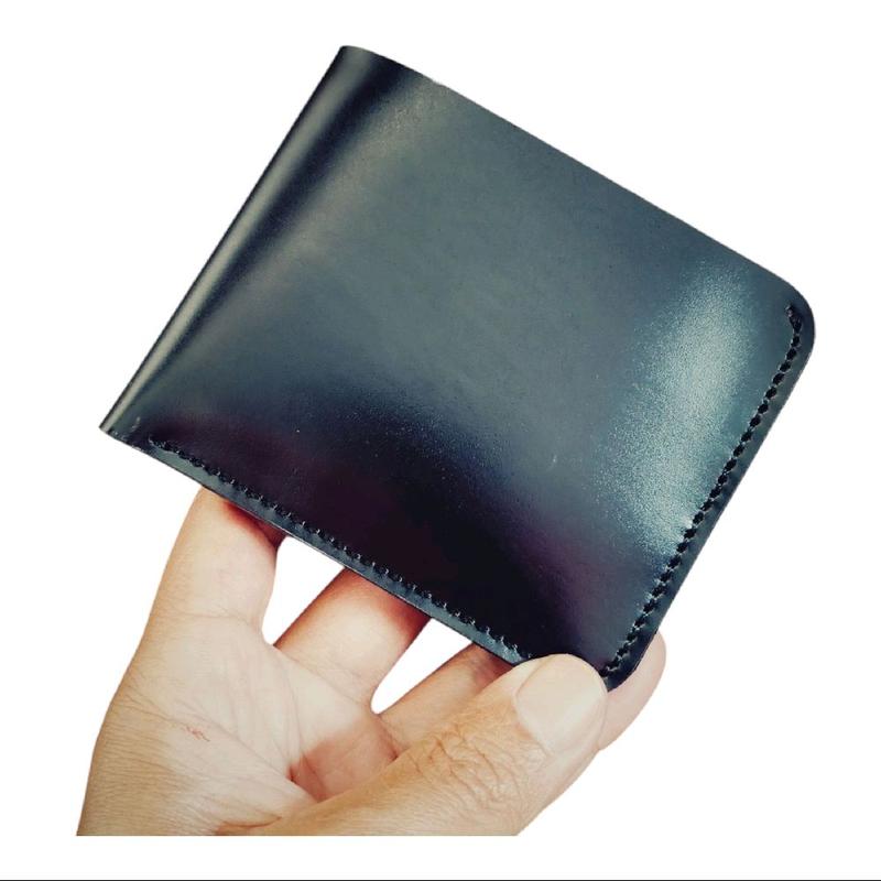 Dompet Pria Kulit Asli Dompet lipat Uang Hitam 2