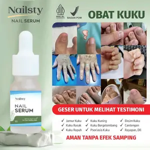 TERLARIS NAILSTY NAILS SERUM Obat Kuku Rusak Berjamur Cantengan Obat Kuku Busuk Paling Ampuh Kuku Kaki Kuku Tangan Kuku Jari Kuku Jempol Obat Kuku Cepat Panjang Obat Perontok Kuku Cantengan Jamur Kuku Obat Luka Kjku Obat Kuku Copot Bergelombang Bernanah