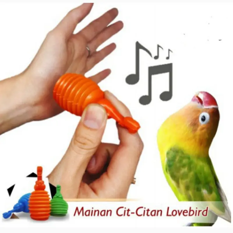 10PCS Cit Citan Mainan Lovebird Bunyi Latih Ngekek Lovebird DELLO 2