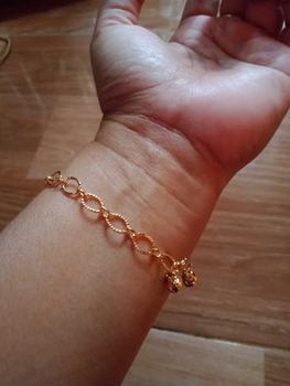 Product Review of gelang tangan rantai dewasa nori ukir krincing titanium motif from r**8 2