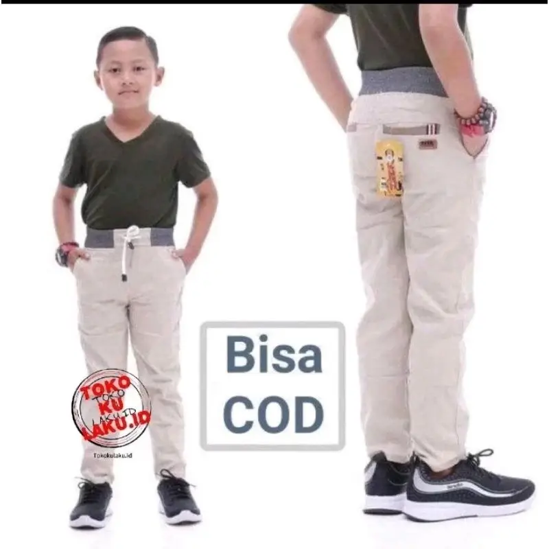 Paket Celana Panjang Anak chinos panjang anak Umur 4 Tahun - 12 Tahun twill distro termurah 2