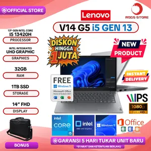 LENOVO V14 G5 CORE I5 13420H 32GB 1TB SSD W11+OHS 14 INCH FHD IPS