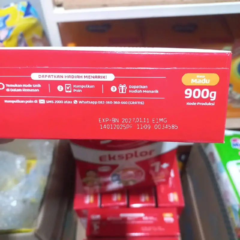 SGM Eksplor 1+ ( 1-3 tahun ) Madu /Vanila 900g 3