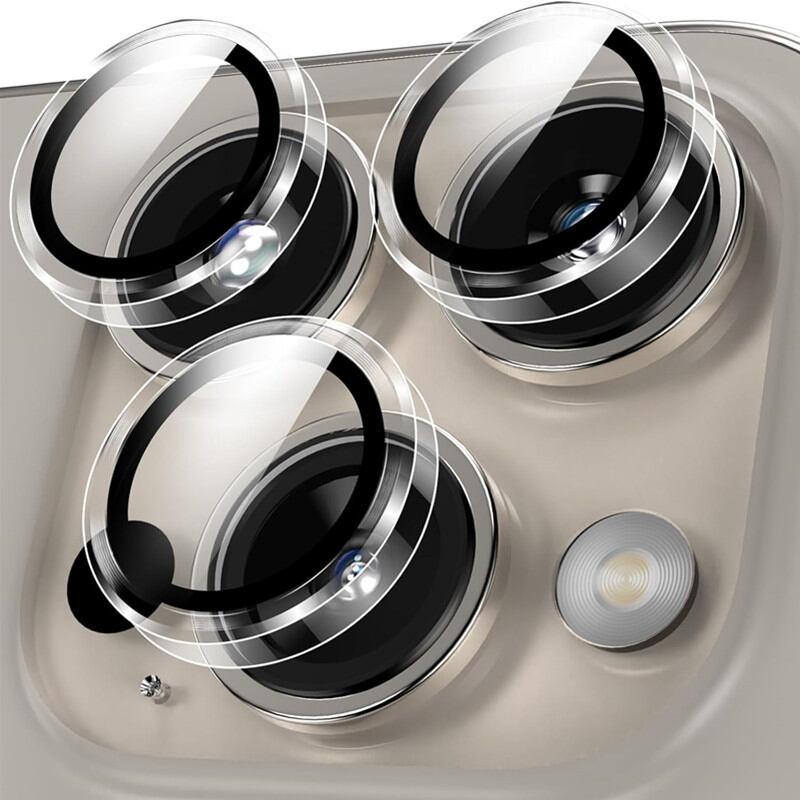 Miếng bảo vệ ống kính camera bằng kính cường lực trong suốt HD cho iphone 17, 16, 15, 14, 13, 11, 18 Pro Max Plus và 12 Mini, dạng vòng/miếng riêng lẻ