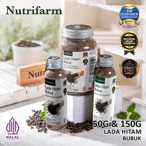 NUTRIFARM LADA HITAM BUBUK 50 GRAM DAN 150 GRAM