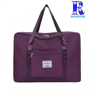 Tas Travel Bag Mudik Foldable Kapasitas Besar Anti Air Tas Jalan Jalan Traveling Distro Unisex wear resistant waterproof tas perjalanan Pria Wanita