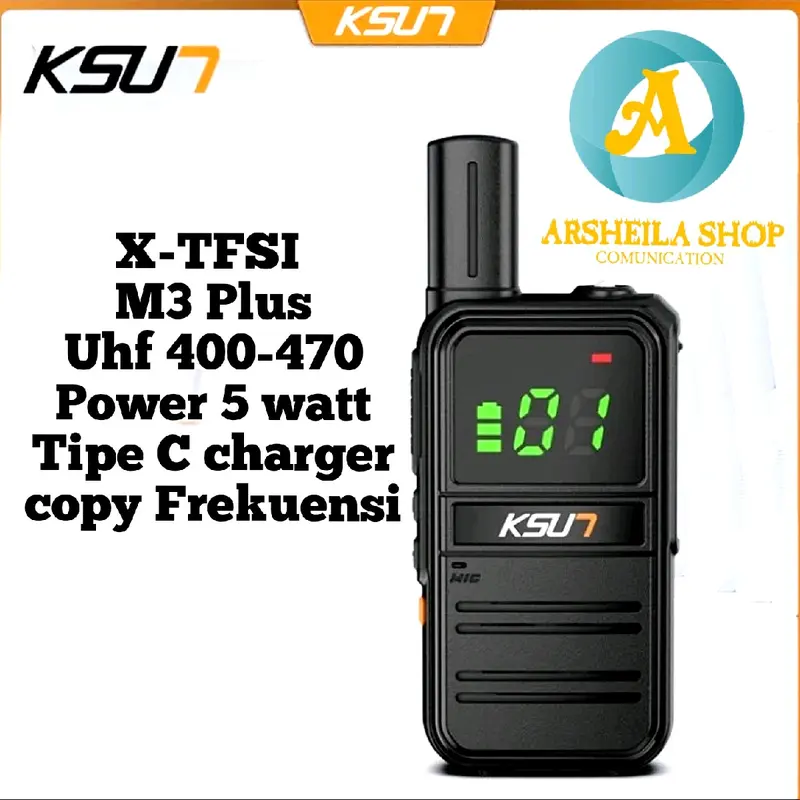 Ht Ksun X Tfsi M3 Plus uhf bisa copy frekuensi ht lain 1