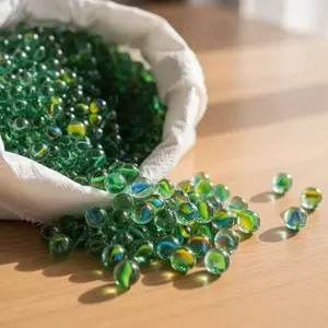 Kelereng Gundu Mainan Tradisional Anak Isi 50 Pcs Kelereng Kaca Bening Motif Belimbing Murah Bisa COD untuk Koleksi