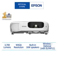 Gambar Epson projector EB-W56S Short Throw WXGA 3LCD Built-in 16W speakers Optional Wireless Capability dari Epson Official Store Indonesia Kota Administrasi Jakarta Barat 1 Tokopedia