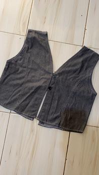 Product Review of Vest Outer Rompi Wanita Tali Kancing Soft Jeans Bella from B**e 0