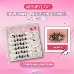 MEILIFY - Bulu Mata Tanpa Lem [BARBIE] Bulmat / Eyelash Extension Bulumata Palsu Langsung Tempel