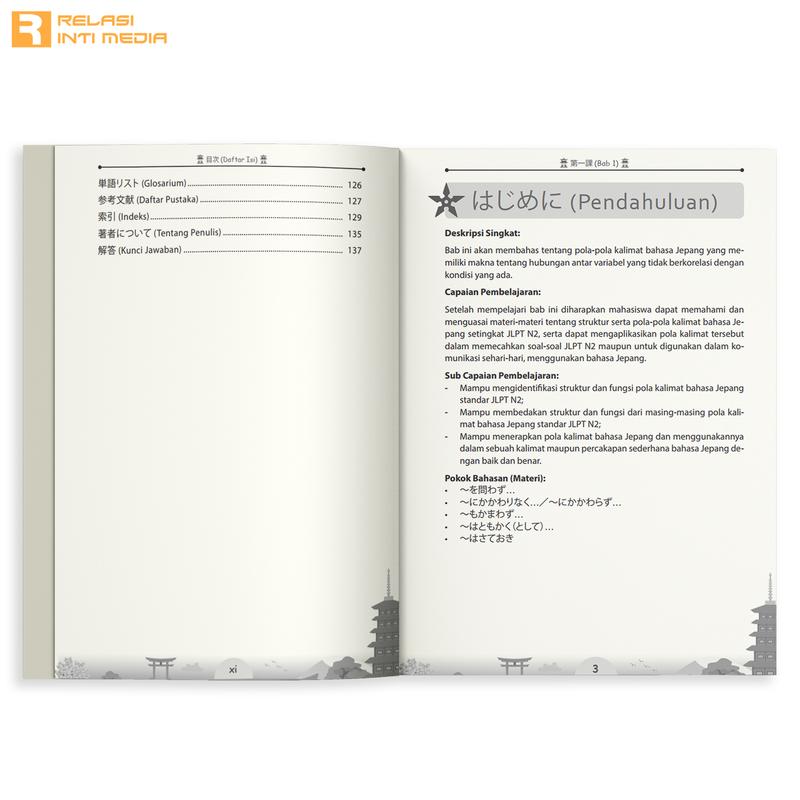 Buku Bahasa Jepang - JLPT N2 TATA BAHASA JEPANG Tingkat Menengah Atas 1 - Dian Bayu Firmansyah 5