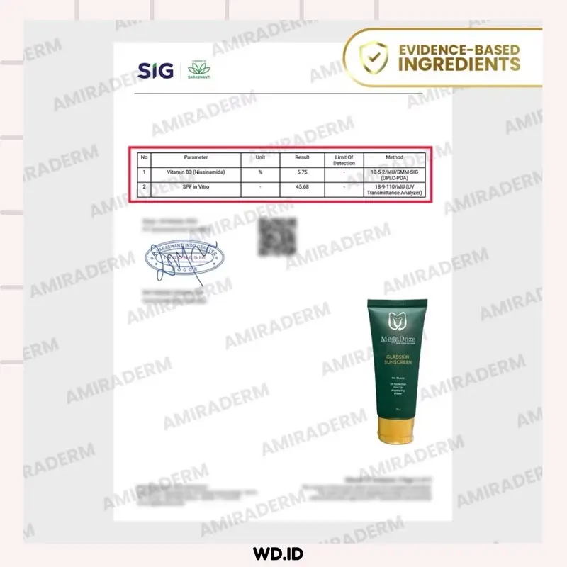 SUNSCREEN by DOKTER DETEKTIF - MegaDoze Glasskin Sunscreen - Professional Grade Skincare - Wajah 4