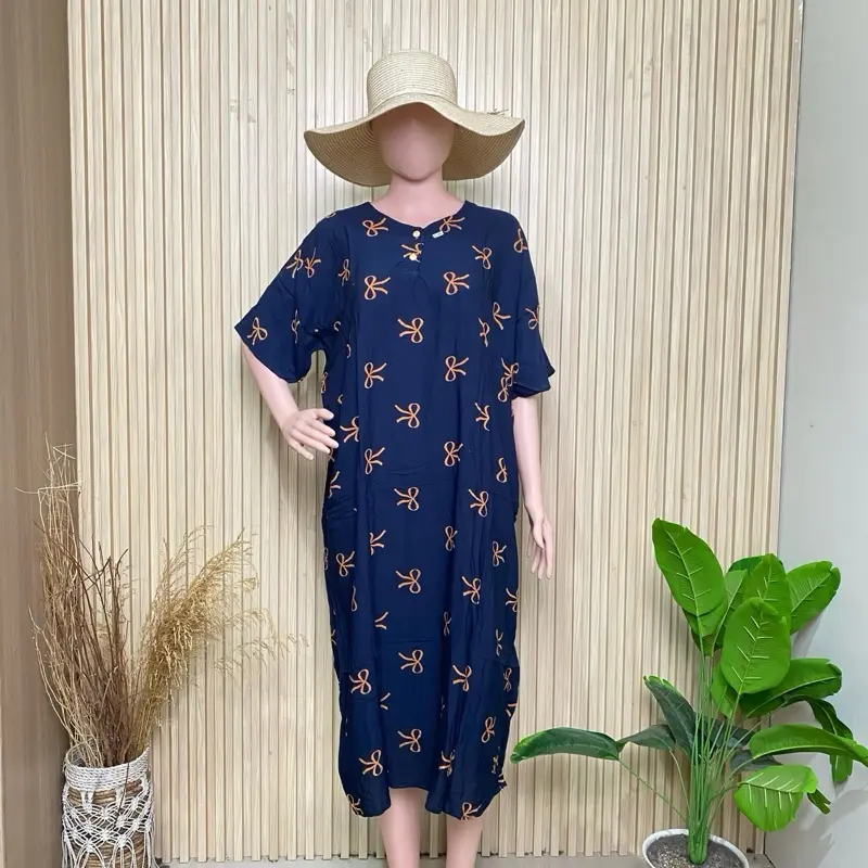 BatikKM Daster Ibu jumbo  Bold LD 120 Bahan Rayon adem Pakai kancing Busui friendly Menyusui daster  ld daster tebal dan adem untuk Bumil Hamil batik jumbo